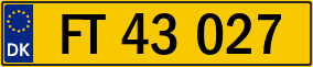 Truck License Plate